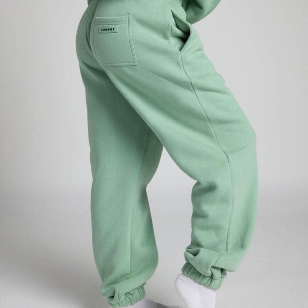 Comfrt Women's Blue and Green Joggers-tracksuits